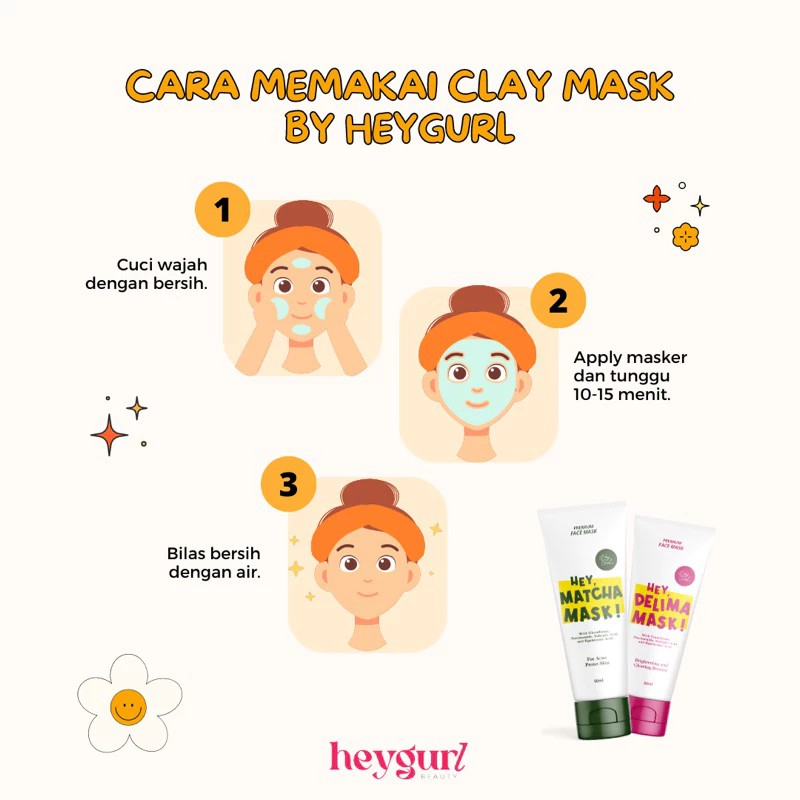 Unicare Beauty Kosmetindo HeyGurl Hey Matcha Mask