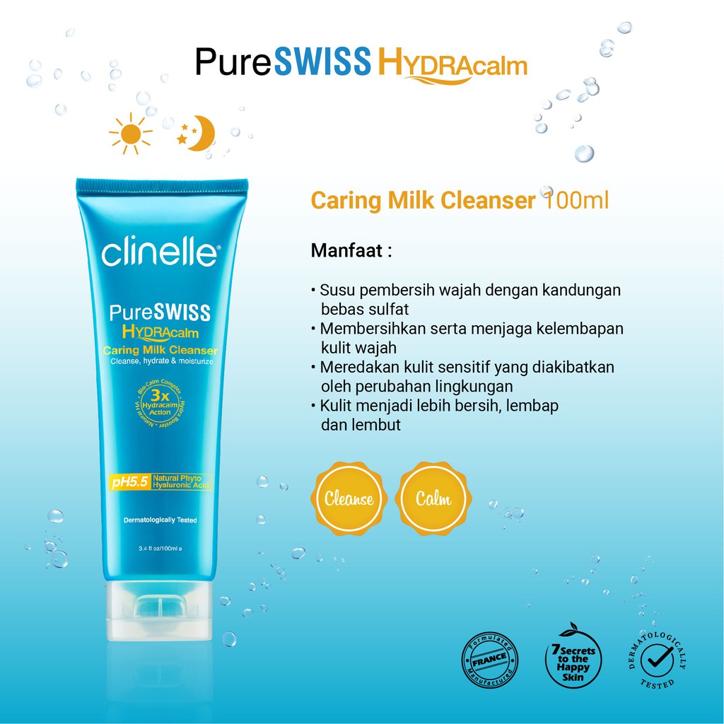 Esthetics International Group Berhad Clinelle® PureSwiss Hydracalm Caring Milk Cleanser