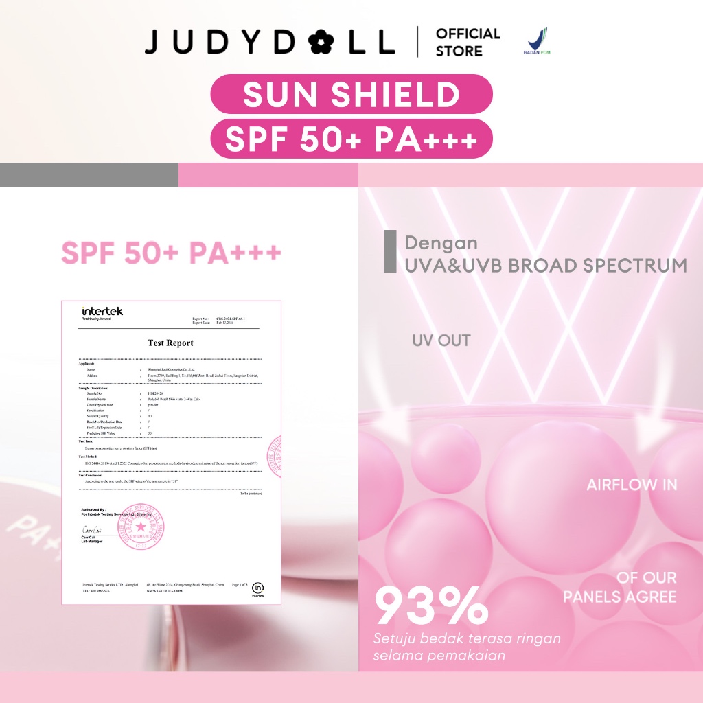 JOY Group Judydoll Two Way Cake SPF 50+ PA+++ Tan
