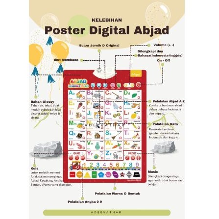 Poster Edukasi Suara - Abjad 2