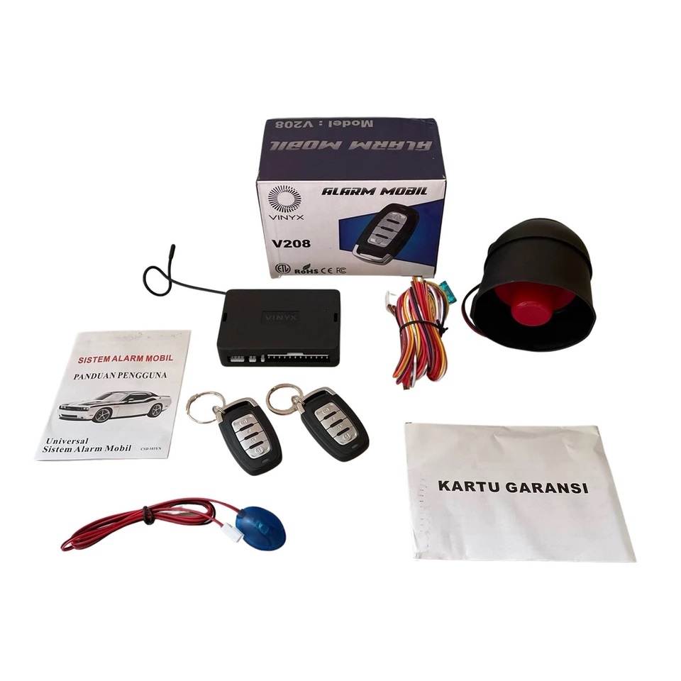 Vinyx Indonesia Vinyx Alarm Mobil Premium Universal  V208 
