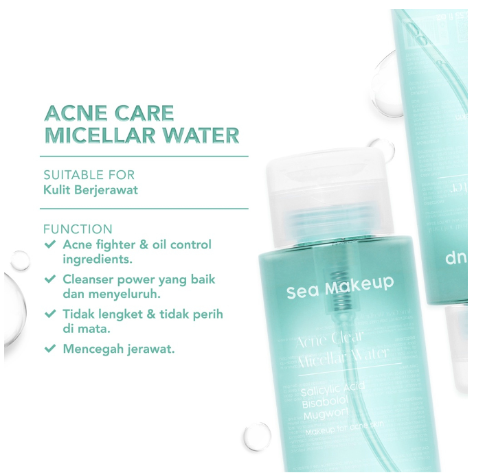Sea Beauty Indonesia Sea Makeup Acne Clear Micellar Water