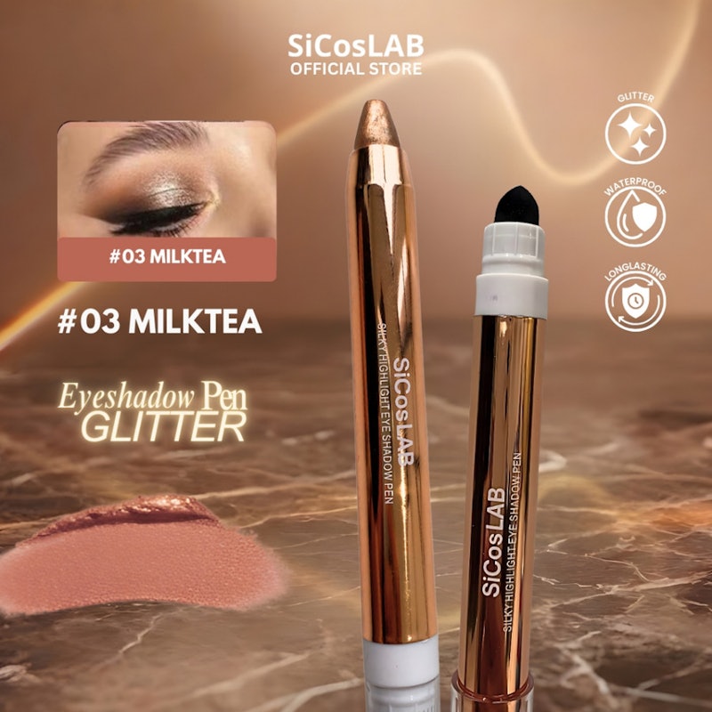 SicosLAB Glitter Eyeshadow Pencil #103 Milktea 2