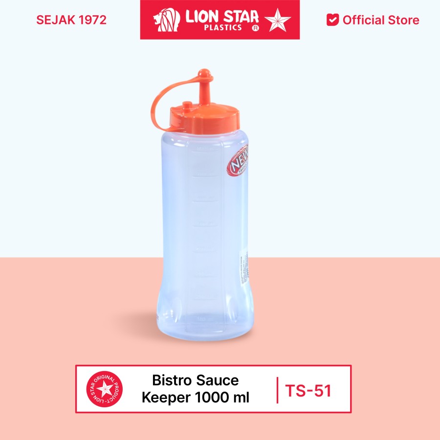 Cahaya Perdana Plastics Lion Star Sauce Keeper Bistro TS-51