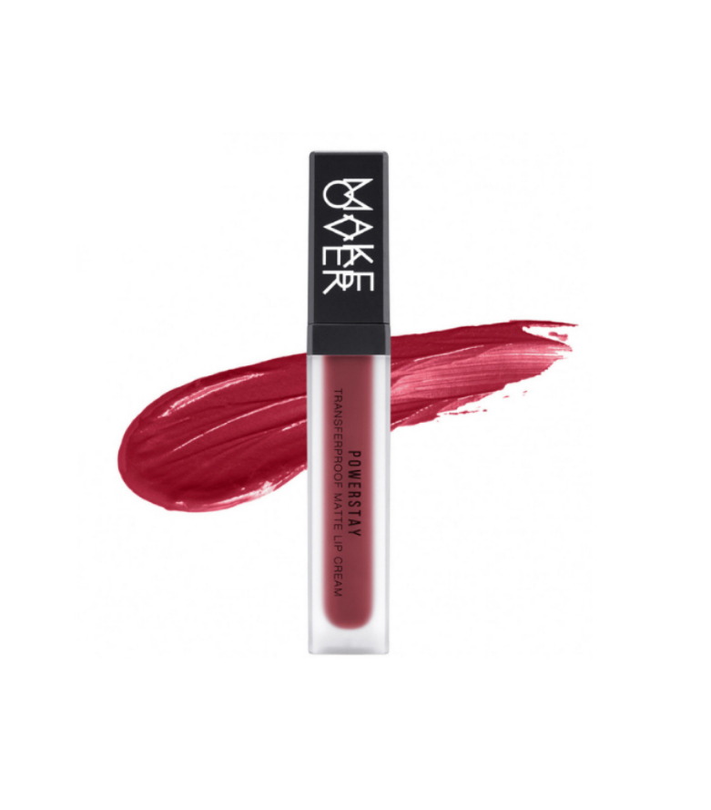 MAKE OVER Powerstay Transferproof Matte Lip Cream B06 Powerful