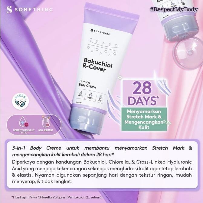 Royal Pesona Indonesia SOMETHINC Bakuchiol R-Cover Firming Body Crème