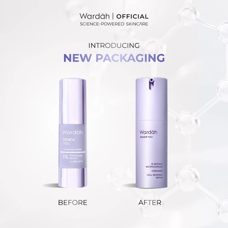Paragon Technology and Innovation Wardah Renew You 1% Retinol Microcapsule Ceramide Cell Renewal Serum