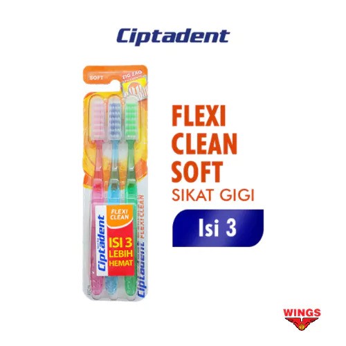 Sikat Gigi Flexi Clean Soft 3 pcs 2
