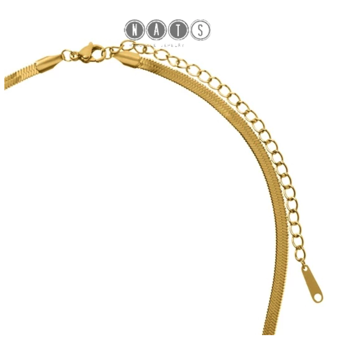 Nats Living Kalung Pipih Titanium KSnakey 4