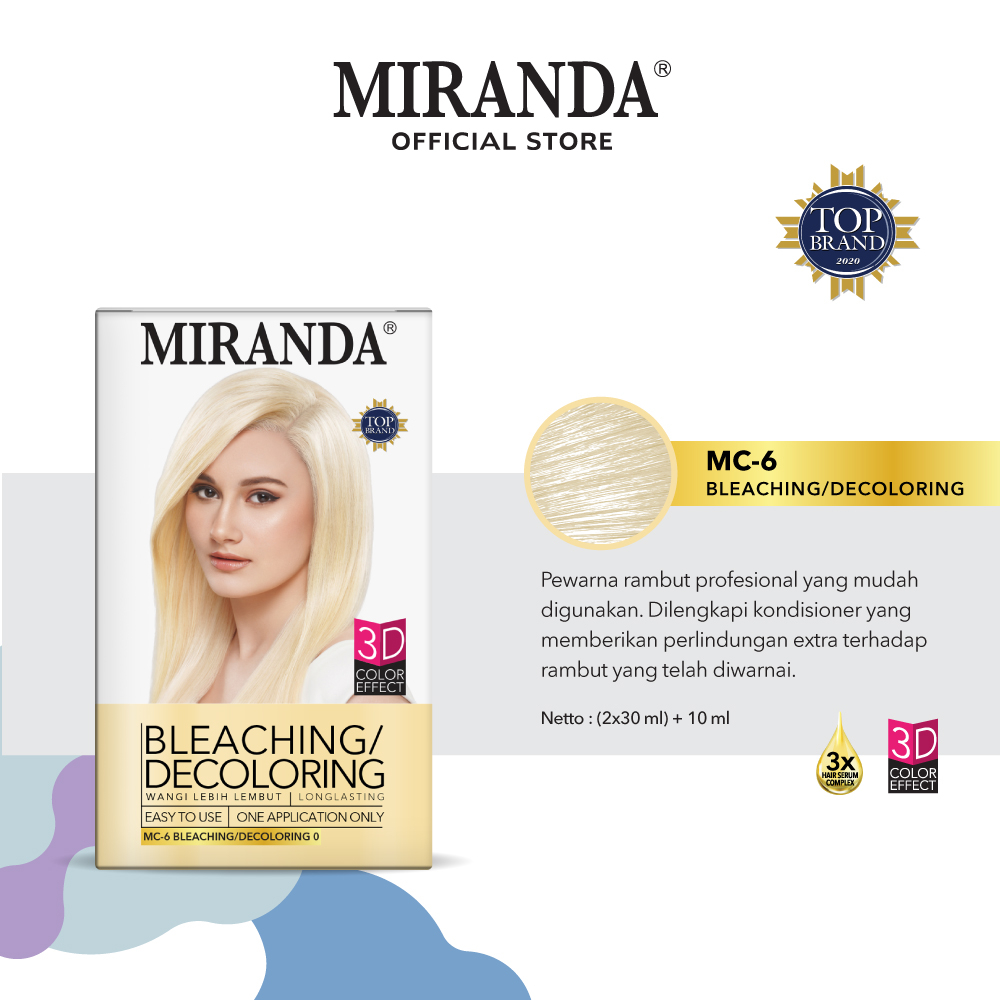 Victoria Care Indonesia Miranda Hair Color Premium Bleaching/Decoloring MC-6