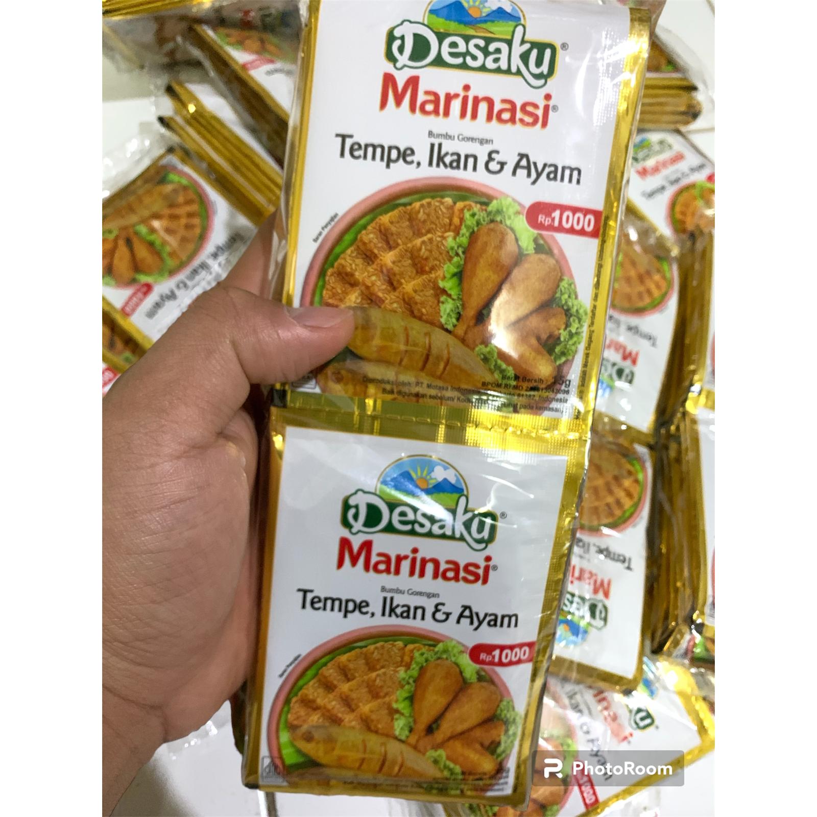 Motasa Indonesia Desaku Marinasi Bumbu Gorengan Tempe, Ikan & Ayam