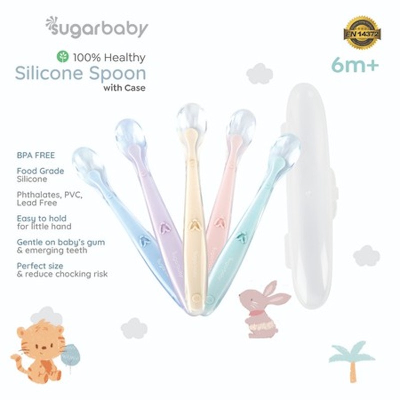 Sugarbaby Healthy Silicone Spoon with Case 2