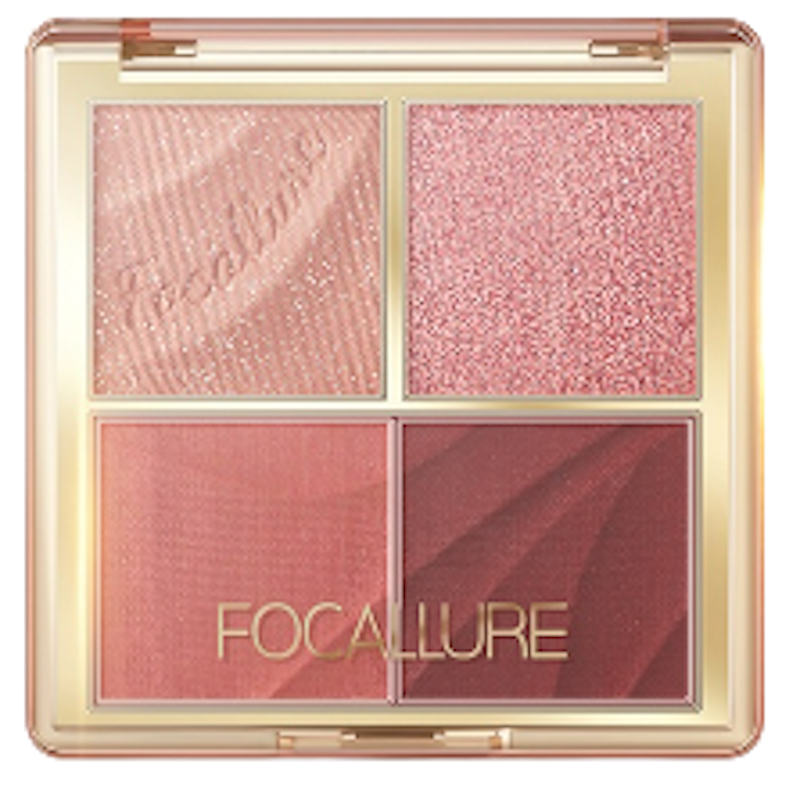 Shimmer Eyeshadow Palette 4 Shades Amber Gold 1