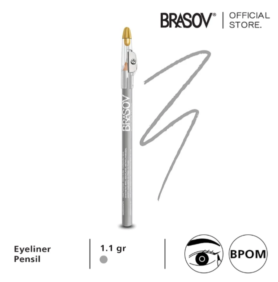 Catel Pratama Lestari BRASOV Pensil Eyeliner - Perak XX-CT