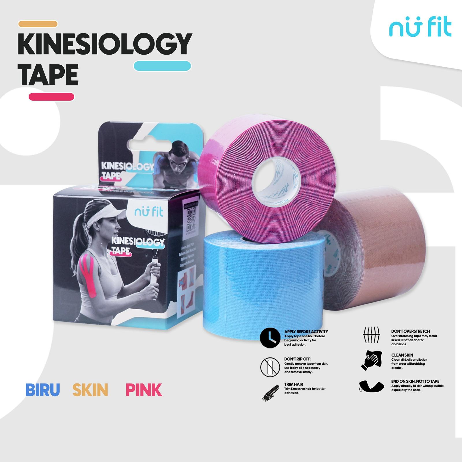 Nu Fit Kinesiologi Tape 5 cm x 5 m 5