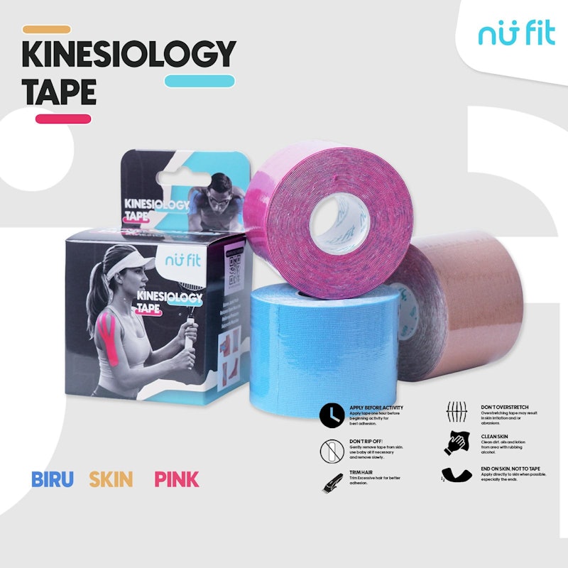 Nu Fit Kinesiologi Tape 5 cm x 5 m 5