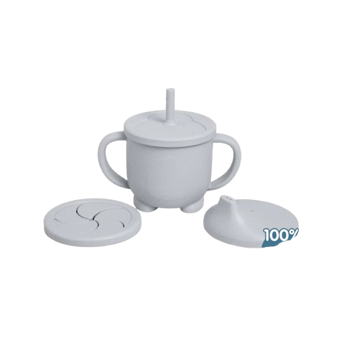 Little Giant 3 in 1 Penguin Silicone Training Cup