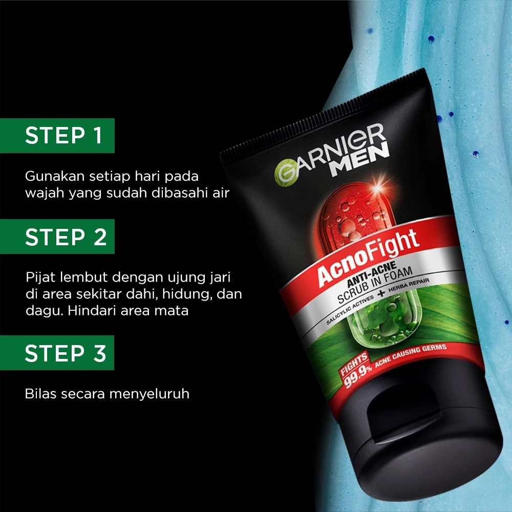 L’Oréal Garnier Men Acno Fight Anti-Acne Scrub In Foam
