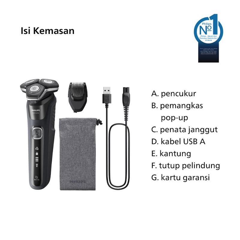 Series 5000 Wet & Dry Electric Shaver 5