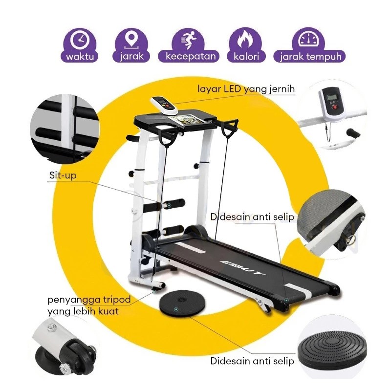  e-Buy Treadmill Multifungsi 16 in 1 SP7