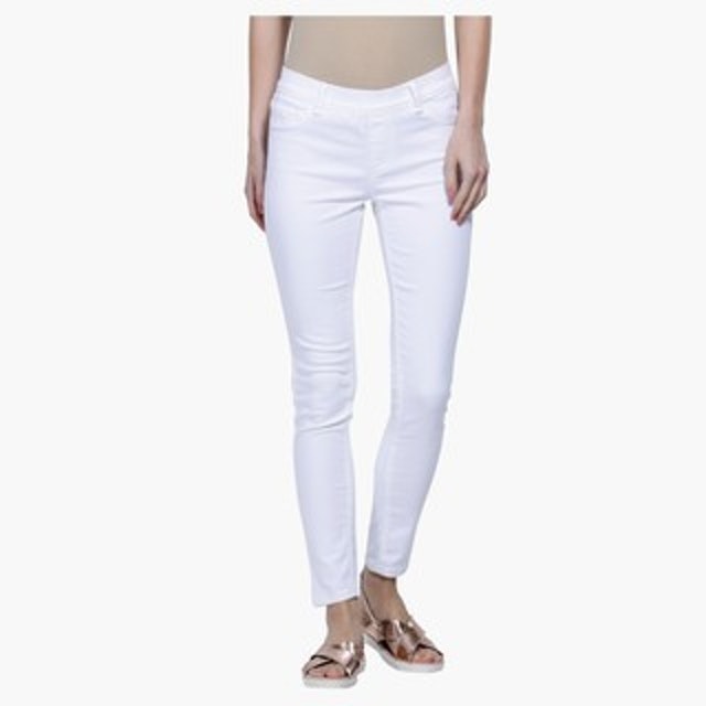 Celana Jeggings Skinny Panjang Dengan Karet Pinggang Elastis 1