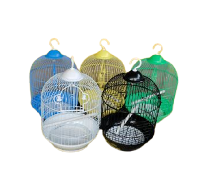 Sangkar Burung Bulat Besi Lovebird