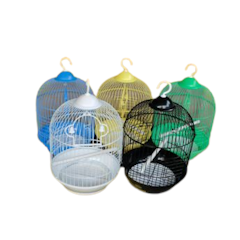 Sangkar Burung Bulat Besi Lovebird