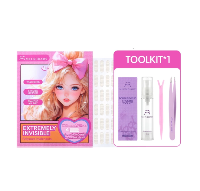 MLEN DIARY Extremely Invisible Eyelid Tape Relieve Sagging Type + Toolkit 1