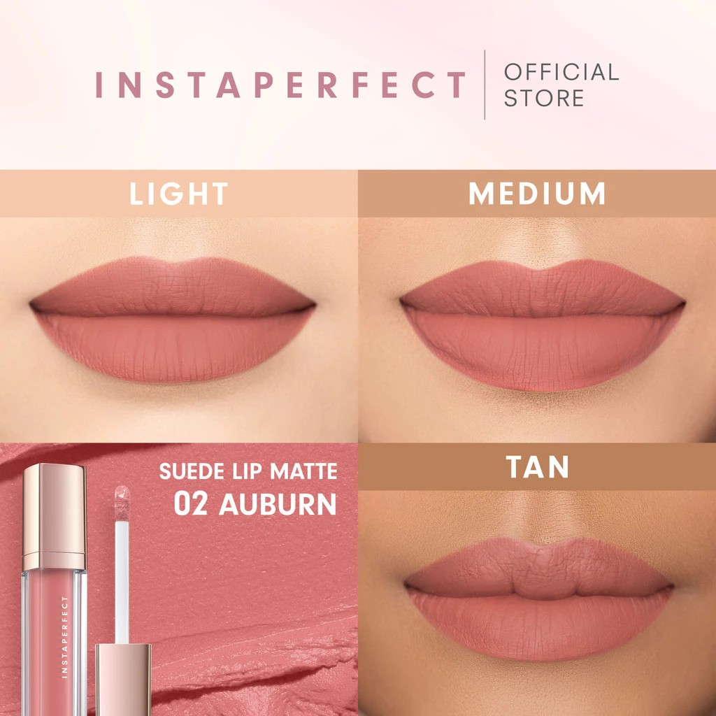 Paragon Technology and Innovation Wardah Instaperfect Suede Lip Matte Auburn