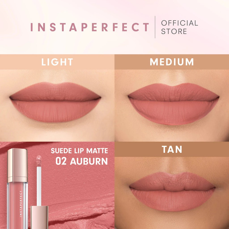 Instaperfect Suede Lip Matte Auburn 2