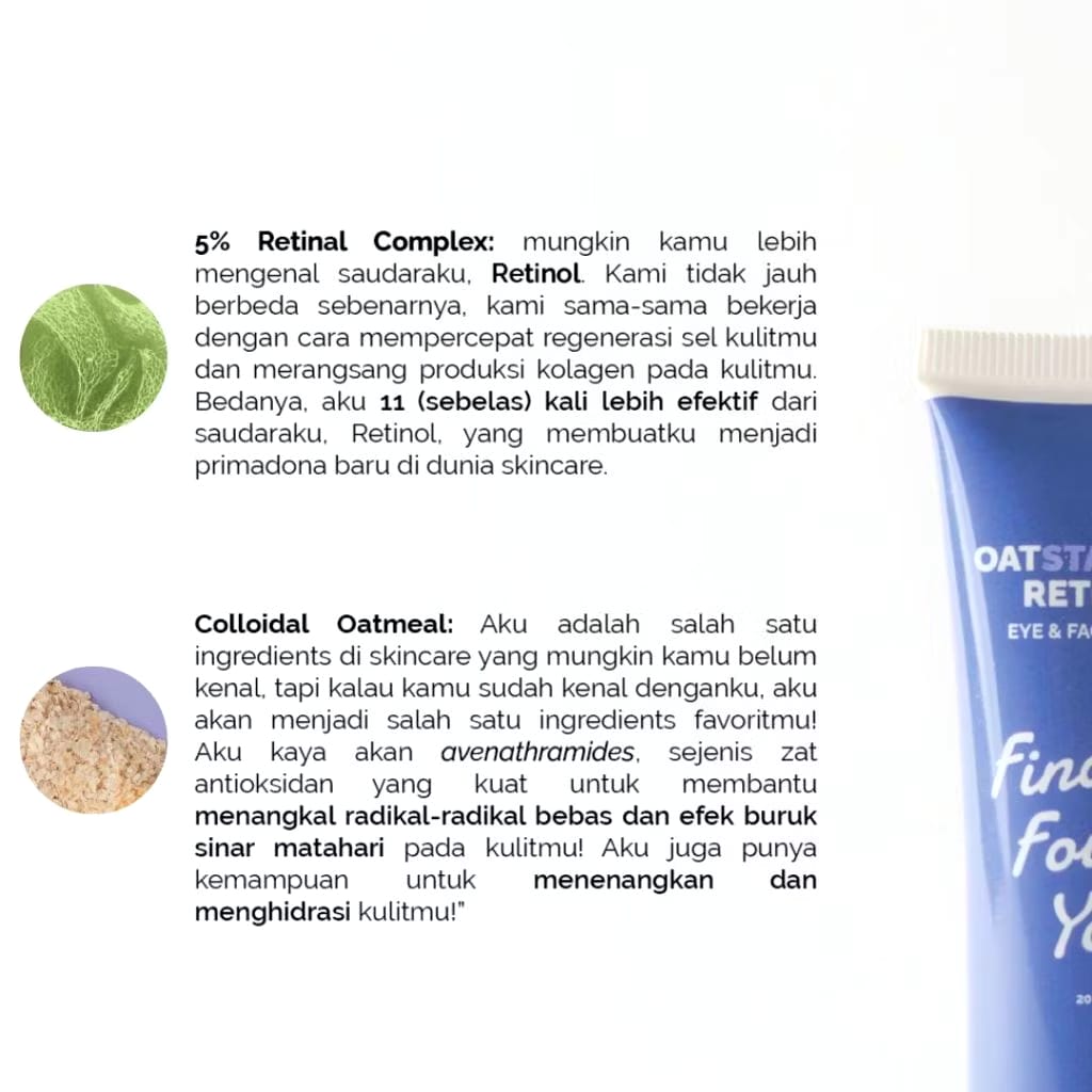 Karya Maharendra Innovation Finally Found You! OATstanding Retinal Eye & Face Cream 