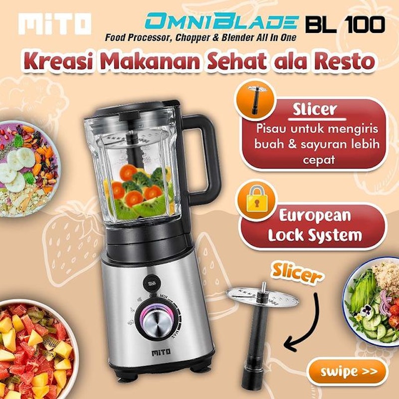 MITO Food Processor Omni Blade 3