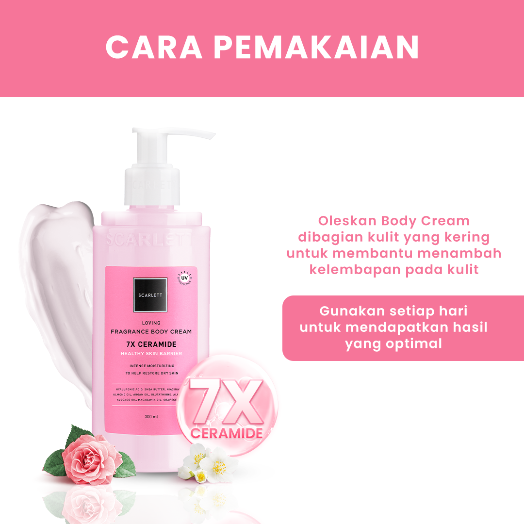 Opto Lingkar Sejahtera Scarlett Whitening Loving Body Cream