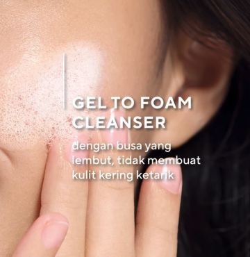 Paragon Technology and Innovation Wardah Renew You NMF Amino + Ceramide Rejuvenating Gel To Foam Cleanser 