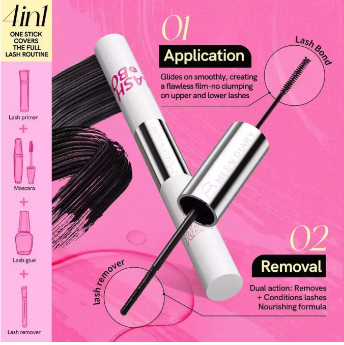 Mlen Diary Commerce Indonesia Mlen Diary 2in1 Lash Bond & Remover