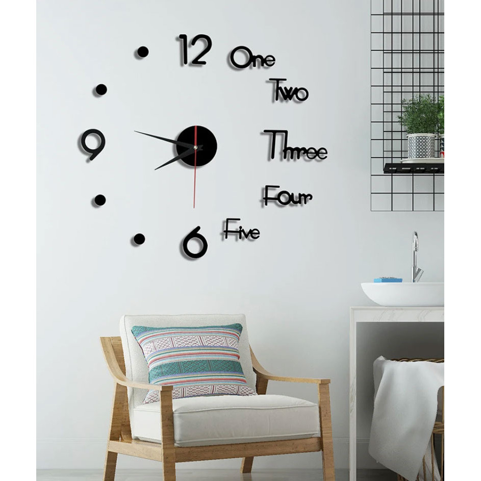 TaffHOME DIY Giant Wall Clock Sangtai VO-103