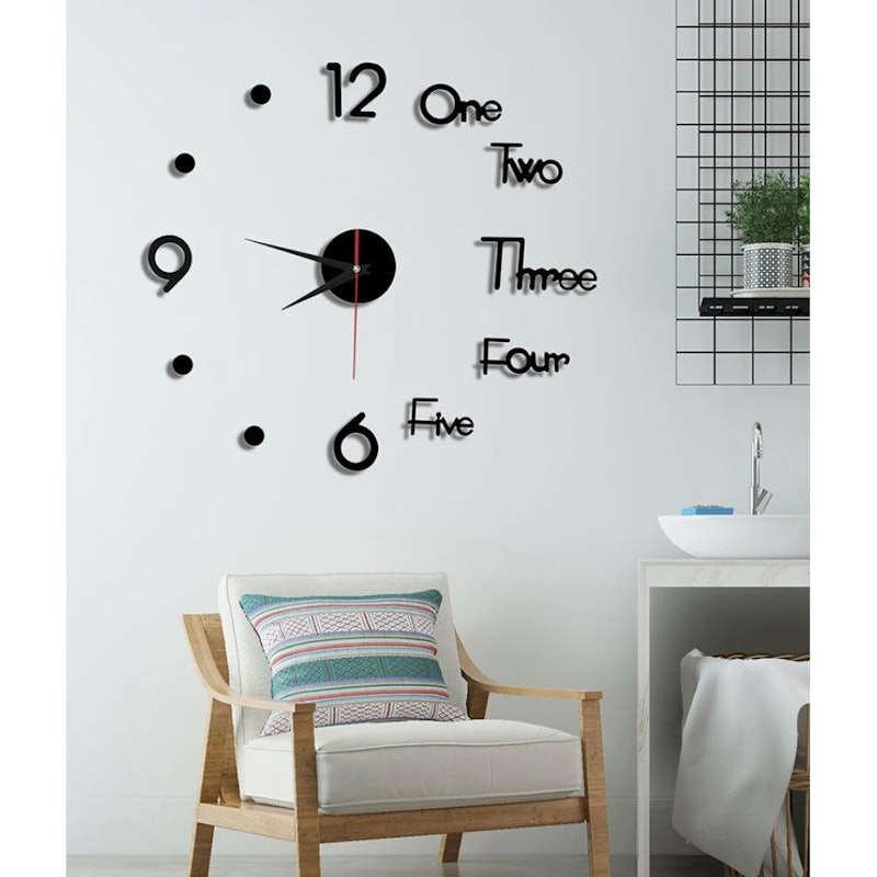 TaffHOME DIY Giant Wall Clock Sangtai 4