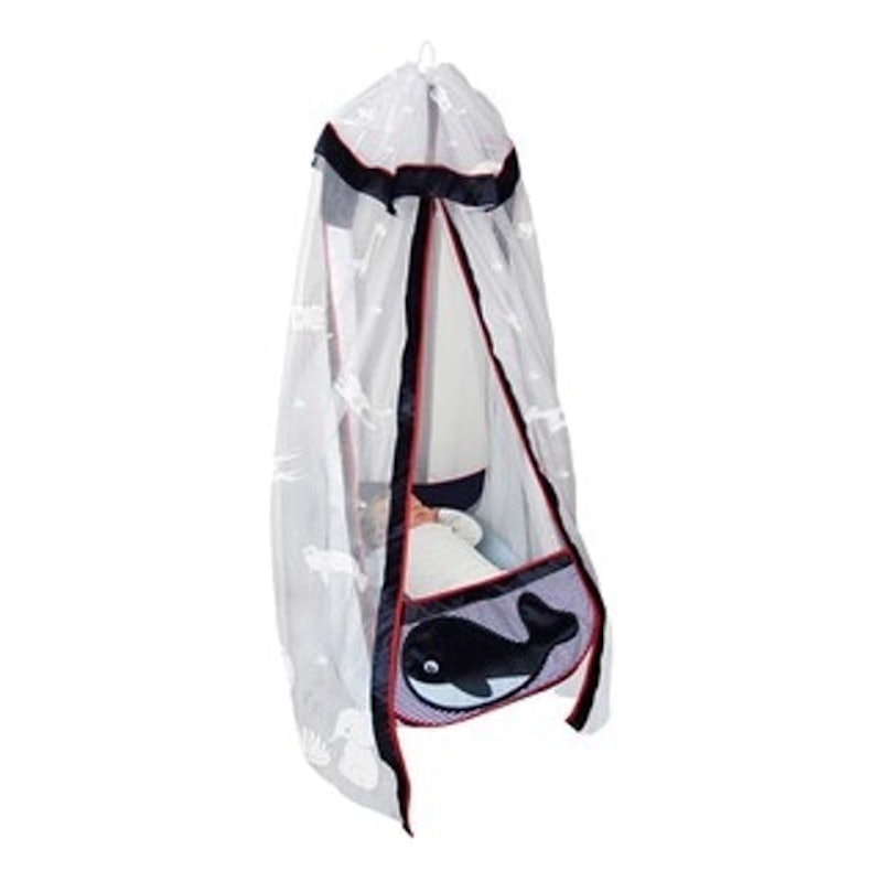 Ayunan Bayi + Kelambu Whales Series Aplikasi DLK0040