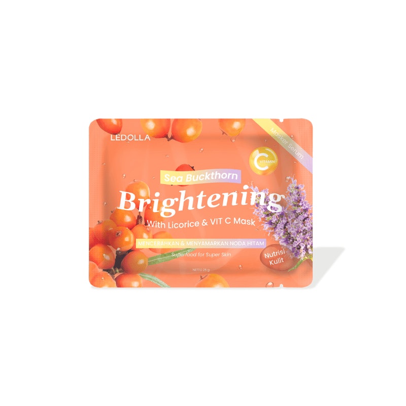 Ledolla Sea Buckthorn Brightening with Licorice & Vitamin C Face Mask 1