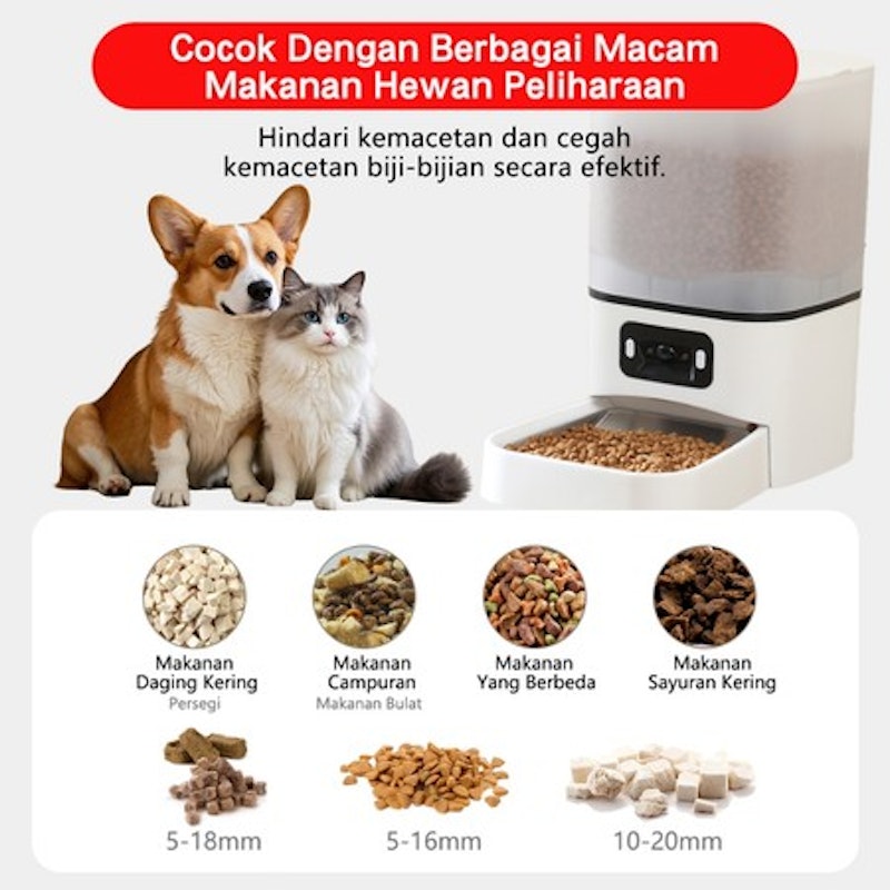 XIHANCAM 6L Smart Wifi Pet Feeder 3