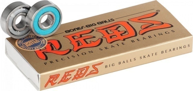Big Balls REDS Skateboard Bearings 8 Pack 1