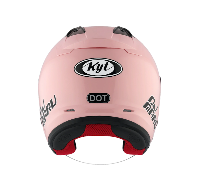 KYT DJ Maru Solid Light Peach 2