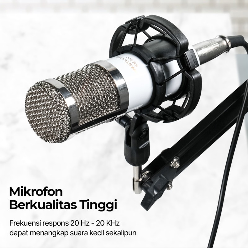 TaffSTUDIO Mikrofon Kondenser Studio 4