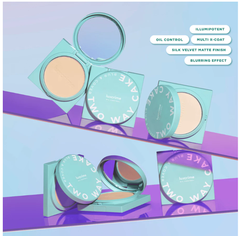Blur & Cover Two Way Cake Oil Control Honeycomb 3