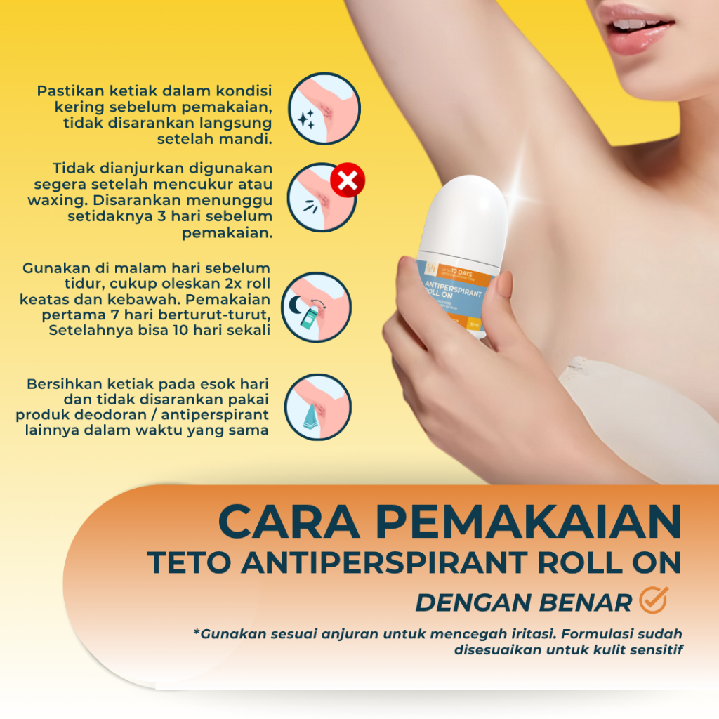 Teto Antiperspirant Roll On 4