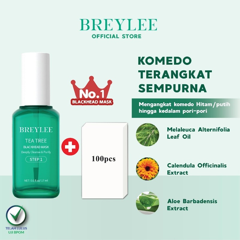 BREYLEE Tea Tree Blackhead Mask Step 1 3