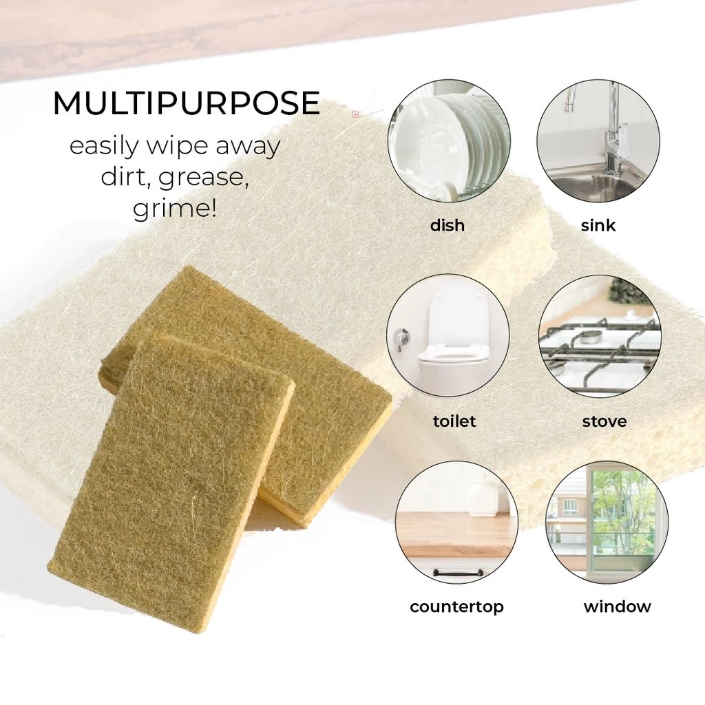 ATHOME  ATHOME Natural Scrubber Sponge