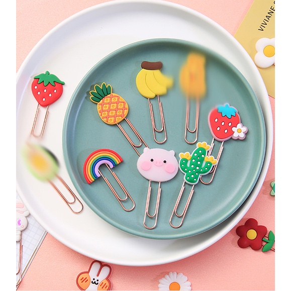 Indo Happy Shop Penjepit Kertas Cartoon Paper Clip Klip Kertas Lucu 532