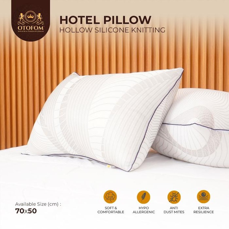 Otofom Bantal Hotel Hollow Silicon Knitting 4