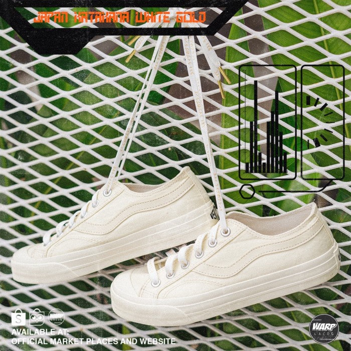 Warp Laces Indonesia Warp Laces Japan Edition Katakana Laces Goldie